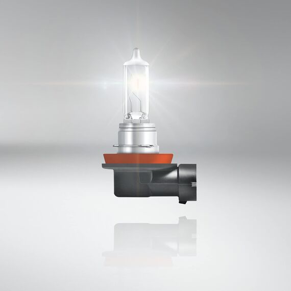 Osram Night Breaker Silver H11, +100% mehr Helligkeit, Halogen-Scheinwerferlampe, 64211NBS-HCB, 12V Pkw, Duo Box (2 Lampen)