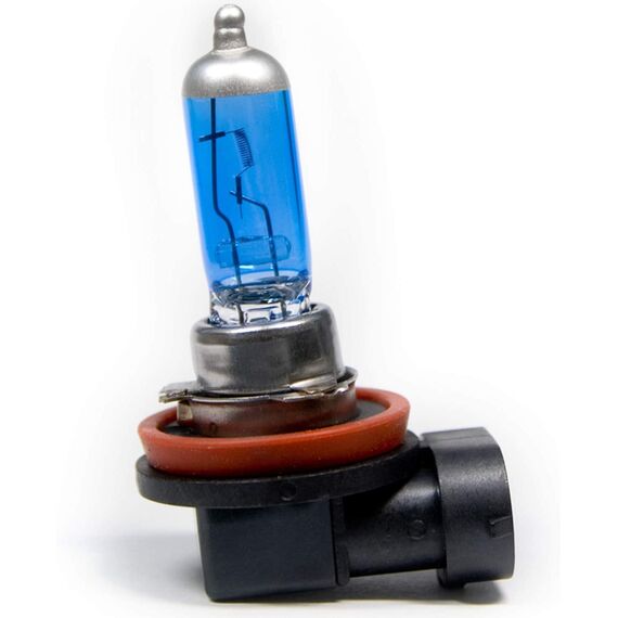 LIGHTWORLD24 Halogen Auto Lampen H11 12V 55W PGJ9-2 6000K Kalt Weiß Xenon Optik Ultra White Look Birnen Lampe Abblendlicht Nebelscheinwerfer Fernlicht Kurvenlicht Zulassung E-Prüfzeichen