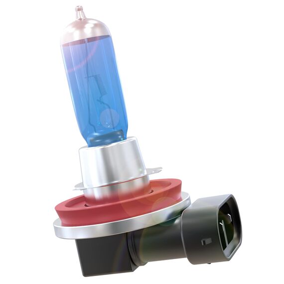 LIGHTWORLD24 Halogen Auto Lampen H11 12V 55W PGJ9-2 6000K Kalt Weiß Xenon Optik Ultra White Look Birnen Lampe Abblendlicht Nebelscheinwerfer Fernlicht Kurvenlicht Zulassung E-Prüfzeichen