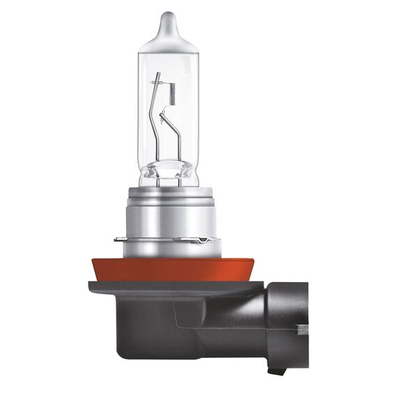 Osram Night Breaker Silver H11, +100% mehr Helligkeit, Halogen-Scheinwerferlampe, 64211NBS, 12V Pkw, Faltschachtel (1 Lampe)