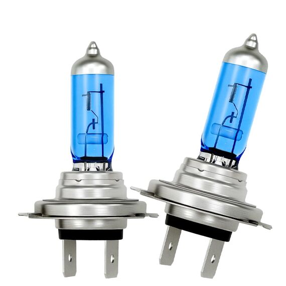 LIGHTWORLD24 H7 Lampe Auto Birnen Xenon Optik Blue White PX26d Abblendlicht H7 12v 55w Glühlampe Ultra weisses Autolicht