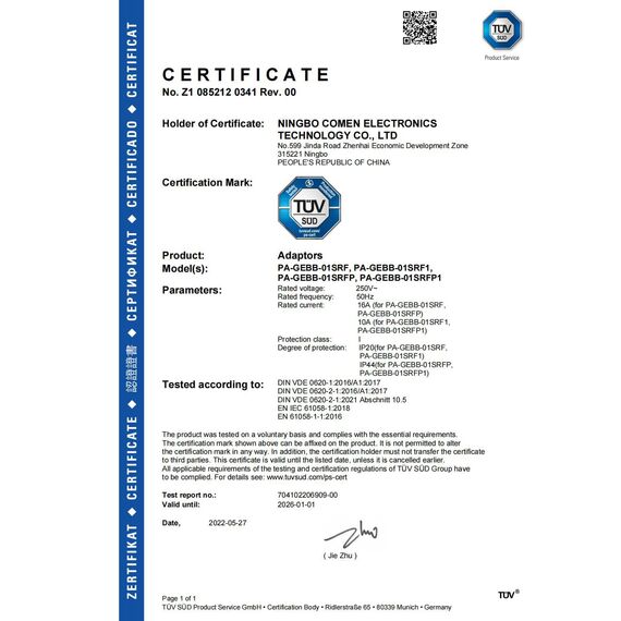 UCOMEN Funksteckdosen mit Fernbedienung Outdoor, TÜV-zertifiziert, Funk Steckdosen außen IP44, Reichweite 30m, Programmierbar Funkschalter Set für Hinterhof oder Garten,16A/3680W, 4er Pack