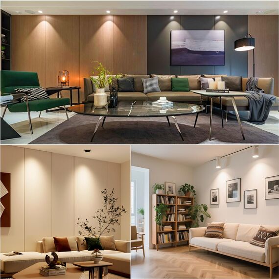 DiCUNO GU5.3 LED Lampen 5W, 12V MR16 Reflektor, Ersetzt 50W Halogen Spots, 2700K Warmweiß, 440lm, 120°Abstrahlwinkel, LED Leuchtmittel, AC/DC, Flimmerfrei, Nicht dimmbar, 6er Pack