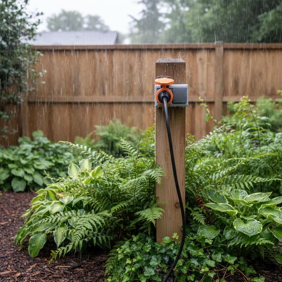 UCOMEN Funksteckdosen mit Fernbedienung Outdoor, TÜV-zertifiziert, Funk Steckdosen außen IP44, Reichweite 30m, Programmierbar Funkschalter Set für Hinterhof oder Garten,16A/3680W, 4er Pack