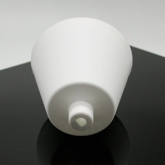 Lampen Baldachin Weiß Matt Kunststoff mit Feststellschraube für Zuleitung Lampenkabel Pendelleuchte Deckentopf ø 89mm H. 85mm