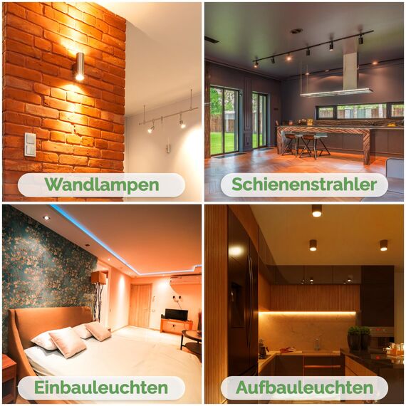 Lumiled 12V GU5.3 LED Lampen Leuchtmittel Spot 10 Stück Set, MR16 6W (entspricht 50W) 3000K Warmweiß 580 Lumen 120° Abstrahlwinkel Nicht Dimmbar