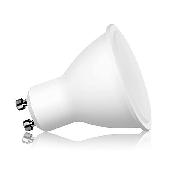 Kwazar Luminaire 10 Stück GU10 LED Lampen 7W, 500 Lumen, Warmweiß 3000K, 120° Strahlwinkel, Ersetzt 65W Halogenlampen, Reflektorlampen für Decken- und Akzentbeleuchtung