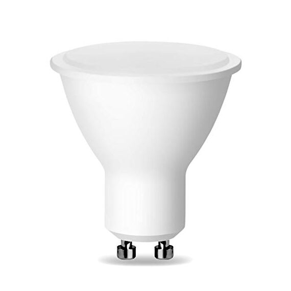 Kwazar Luminaire GU10 LED Kaltweiss 4W Lampe, Ersetzt 45W Halogenlampen, 320 Lumen Leuchtmittel, 6000K 120° Strahlwinkel Reflektorlampen, 10 Stück