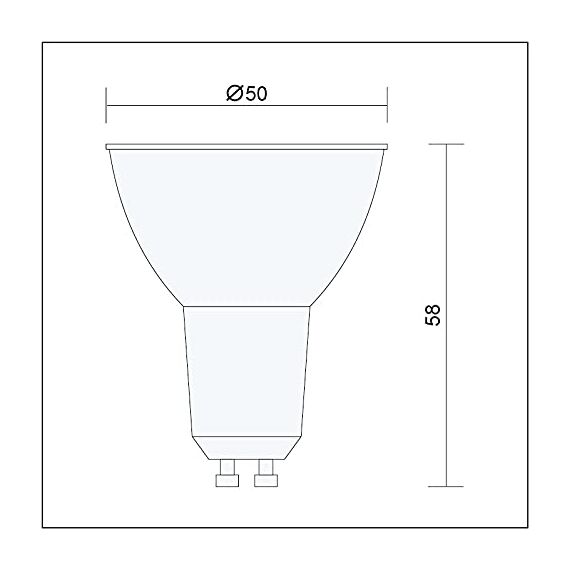 Kwazar Luminaire 10 Stück GU10 LED Lampen 7W, 500 Lumen, Neutralweiß 4000K, 120° Strahlwinkel, Ersetzt 65W Halogenlampen, Reflektorlampen für Decken- und Akzentbeleuchtung