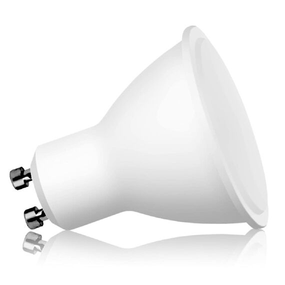 Kwazar Luminaire GU10 LED Kaltweiss 1W Lampe, Ersetzt 10W Halogenlampen, 100 Lumen Leuchtmittel, 6000K 120° Strahlwinkel Reflektorlampen, 10 Stück