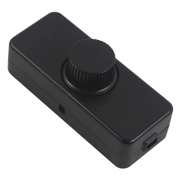 Aroidful Dimmer für LED Lampen 230v Schnurdimmer LED AC 220-240V/50HZ LED Phasenabschnittdimmschalter 3-100 W Dimmer Schalter für dimmbar Glühlampen und LED Lampen,Schwarz