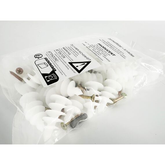 50mm / 10 Stück Dämmstoffdübel Dübel WDVS Hartschaumdübel zum wärmebrückenfreien Befestigen von Briefkästen Lampen Bewegungsmeldern in Dämmplatten