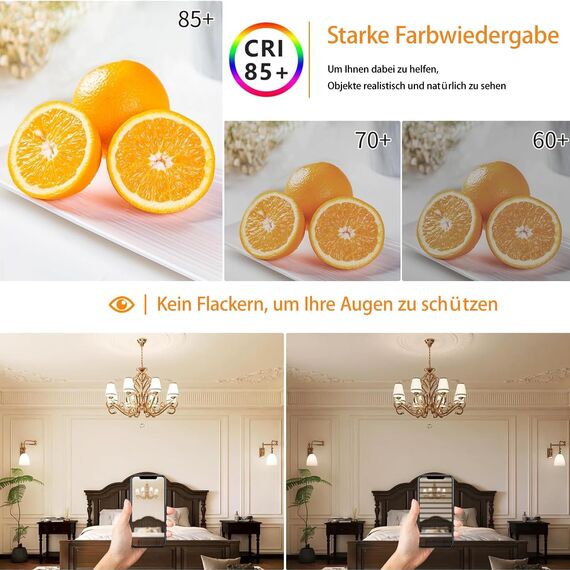 YzzYzz G9 LED Lampe warmweiß 2700K, LED Leuchtmittel 410Lumen, G9 Glühbirne 3W entspricht 40W Halogenlampe, kein Flackern, nicht dimmbar, Enegiesparende kleine Birne, 6er Pack