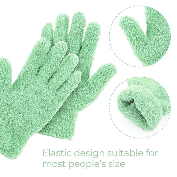 ASTER 2Paare Mikrofaser Staubhandschuhe Waschbar Reinigungshandschuh Korallenvlies Putzhandschuhe Abstauben Cleaning Gloves für Küchen Haus Jalousien Lampen Möbel und schwer zugängliche Ecklücken