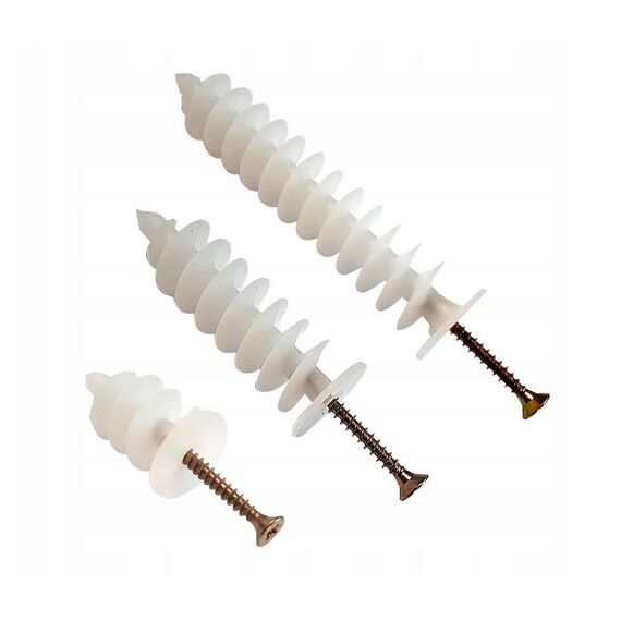 85mm / 10 Stück Dämmstoffdübel Dübel WDVS Hartschaumdübel zum wärmebrückenfreien Befestigen von Briefkästen Lampen Bewegungsmeldern in Dämmplatten