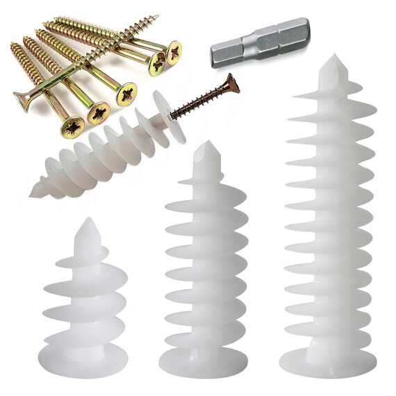 125mm / 25 Stück Dämmstoffdübel Dübel WDVS Hartschaumdübel zum wärmebrückenfreien Befestigen von Briefkästen Lampen Bewegungsmeldern in Dämmplatten