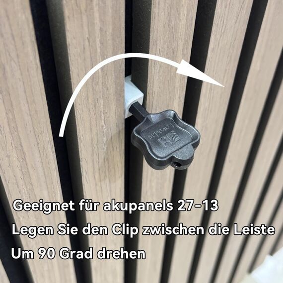 Haken für Akustikpaneele ohne bohren Akupanels Akustikwandpaneele Kein Bohren 4 Schraubhaken in einer Schachtel Akustikpaneele Zubehör