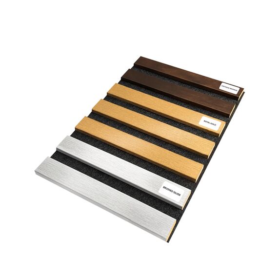 wohnartig® Akustikpaneele Muster - Limited Edition - Farben: Royal Gold, Brushed Silver, Antique Bronze