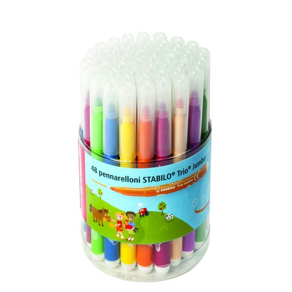 STABILO - Dicker Filzstift - Trio Jumbo - 48er Pack
