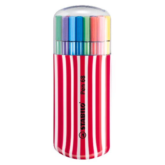 STABILO - Premium-Filzstift - Pen 68-20er Zebrui in beere