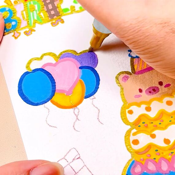 Artecho 72 Farben 36 Stück Acrylstifte Wasserfester Fine Tip Marker mit doppelten Enden für Rock Painting, Glas, Papier, Holz, Ei, Leinwand, Keramik, Stoff, Leder, DIY Crafts