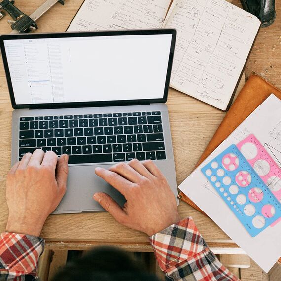 Namner Kreisschablone, Kreis Schablone mit 22 Kreisen, Kreis Schablonen zum Malen, Kreis Lineal für Zeichenhilfen, Quilling Schablone, Transparent Blau