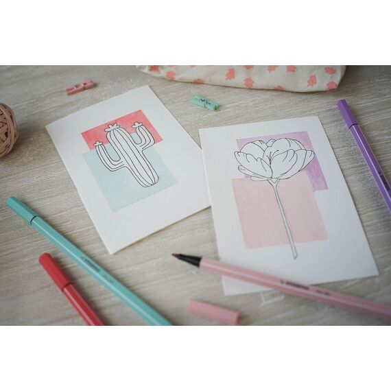 STABILO - Premium-Filzstift - Pen 68-20er Zebrui in türkis