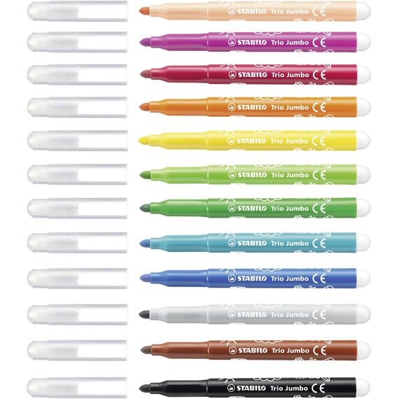 STABILO - Dicker Filzstift - Trio Jumbo - 48er Pack