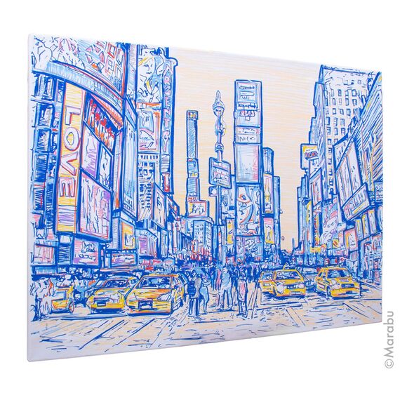 Marabu 12400103013 - YONO Marker, Orange 013, vielseitiger Acrylstift mit japanischer Rundspitze 1,5 - 3 mm, wasserbasiert, lichtecht und wasserfest, für nahezu alle Untergründe