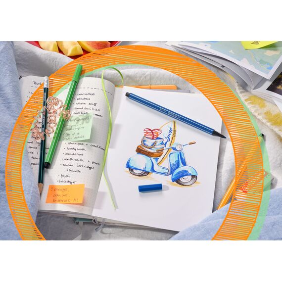 STABILO - Premium-Filzstift - Pen 68 - Pastellove Set - 15er Pack