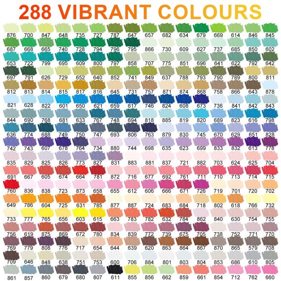 Laconile 288 Farben Acrylstifte Set – Acrylmarker mit Direct Liquid Design, CD-Tasche zum einfachen Tragen für Steine, Glas, Holz, Kunststoff, Keramik – Ideal für Kinder und Erwachsene