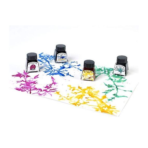 Winsor & Newton ROW Zeichenfarbe, Flasche, 14 ml, 617 Silber, Serie 2