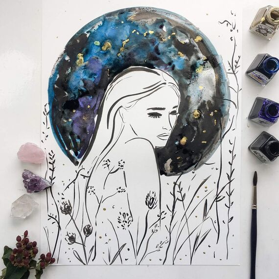 Winsor & Newton 1005040 Drawing Inks - Zeichentusche für Kalligraphen, Illustratoren, Grafikern, Künstler - wasserbeständige Farben, herrvorragender Transparenz, 14ml Flasche - Ziegelrot