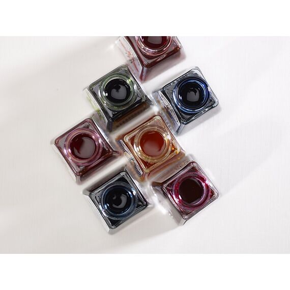 Winsor & Newton 1010617 Drawing Inks - Zeichentusche für Kalligraphen, Illustratoren, Grafikern, Künstler - wasserbeständige Farben, herrvorragender Transparenz, 30ml Flasche - Silber