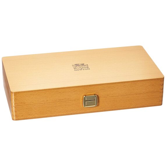 Winsor & Newton 1190193 Kalligraphie Set (8 Zeichentuschen in 14 ml Flaschen, 5 Zeichenfedern, 1 Federhalter und einem A5 Zeichenblock)