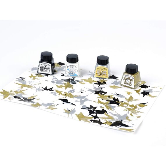 Winsor & Newton 1090106, 4 Zeichentuschen