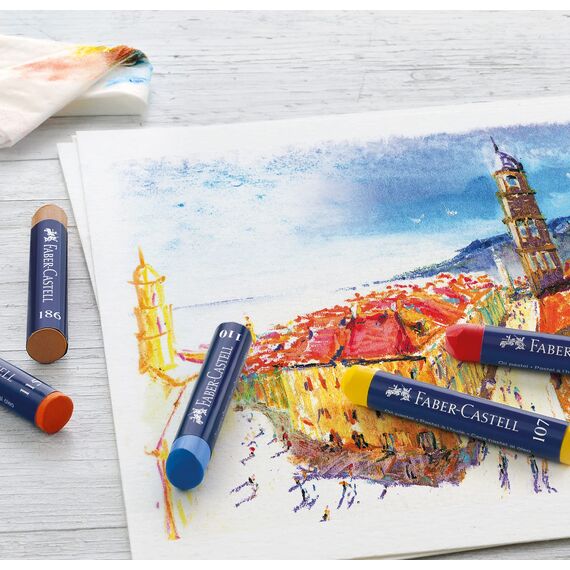 FABER-CASTELL 127012 - Permanente Ölpastellkreide STUDIO QUALITY, 12er Etui