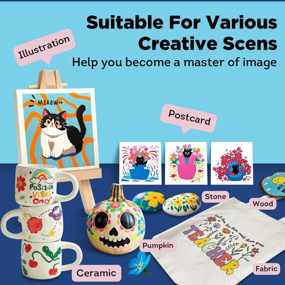 colpart Pens Acrylstifte für Steine wasserfest-168 Farben Steine Bemalen Doppelendige Acrylic PaintPermanent Marker Stift Für Kunststoff Glas Holz Keramik Metall Reifen Leinwand.