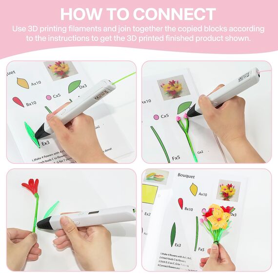 SONGTIY 3D Malerei Zeichenbuch, 40 Muster wiederverwendbare Malerei Graffiti-Schablone, kreative Schablonen Formen mit einer PVC-Platte für Anfänger und Handwerker, Geburtstag DIY Ideen Geschenk