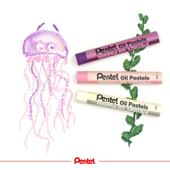 Pentel Ölpastellkreide Set à, 1 stück (25er Pack)