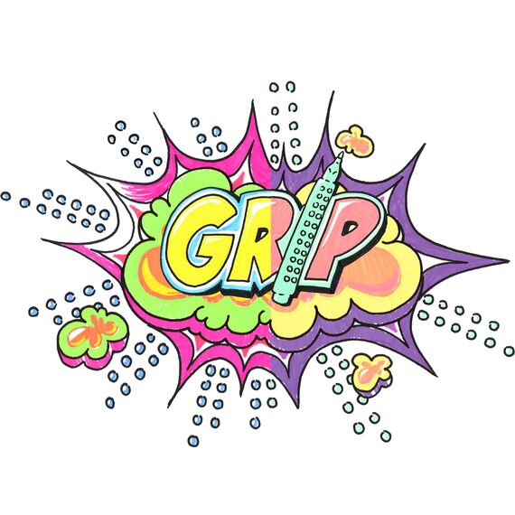 FABER-CASTELL 155312 - Grip Fasermaler Neon & Pastell, 10er Etui