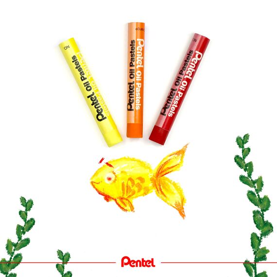 Pentel Ölpastellkreide Set à 50 Stück 1 Stück (50er Pack)