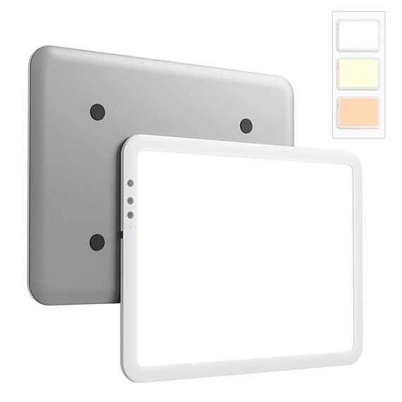 elice Wiederaufladbarer A3 Leuchttisch,8120Lux Super hell LED-Lichtpad mit 3500mAH Batterie,6 Dimmstufen und 3 Farbtemperaturen light pad für Diamond Painting,Zeichenbrett für Zeichnen,Skizzieren