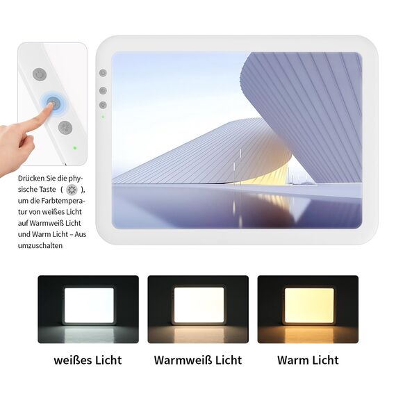 elice Wiederaufladbarer A3 Leuchttisch,8120Lux Super hell LED-Lichtpad mit 3500mAH Batterie,6 Dimmstufen und 3 Farbtemperaturen light pad für Diamond Painting,Zeichenbrett für Zeichnen,Skizzieren