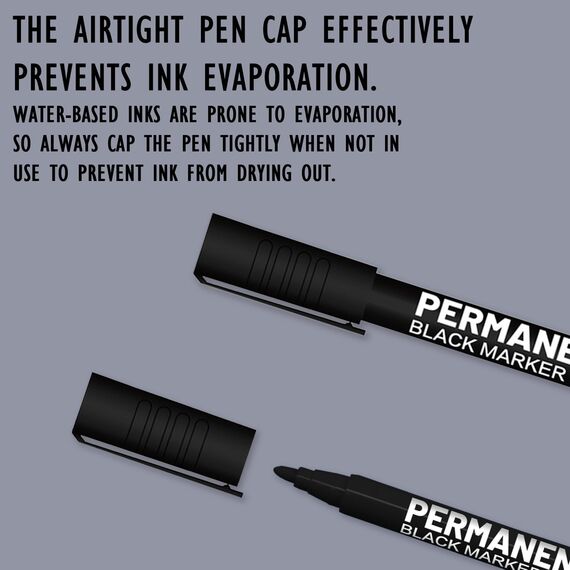 Sugeru 4pcs Stifte-Schwarz-1mm Acrylstifte fein,Acrylmarker feine Rundspitze 1mm,Wasserbasiert Lackstift Weiß,Lichtecht und Wasserfest,für Stein,Keramik,Glas,Holz,Leinwand,nahezu alle Untergründe