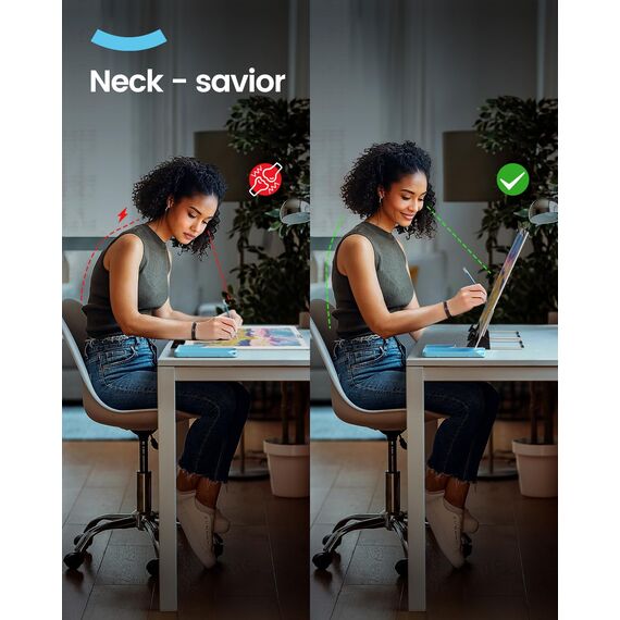 ARTDOT Leuchttisch A3 als 5D Diamond Painting Zubehör, Einstellbare Helligkeit Diamant Painting Lichtplatten mit Ständer für Diamond Painting Erwachsene