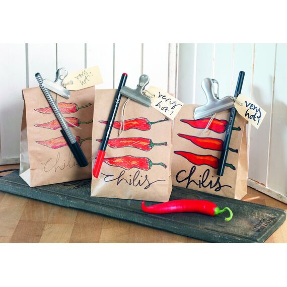 edding 1200 Fasermaler fein - schwarz - Packung mit 3 Stiften - Rundspitze 1 mm - Filzstift zum Zeichnen und Schreiben - für Schule, Mandala