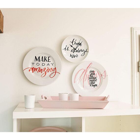 edding 4200 Porzellanpinselstift - schwarz - 1 Stift - Pinselspitze 1-4 mm - Filzstift zum Beschriften u. Dekorieren von Keramik, Porzellan - spülmaschinenfest, lichtechte Tinte, schnell trocknend