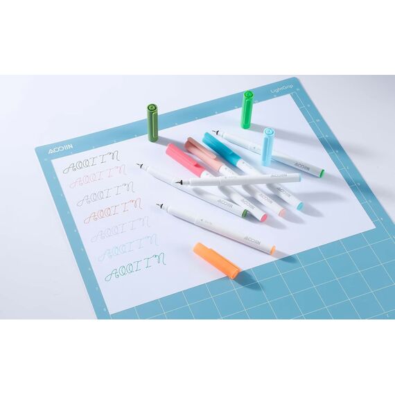 AOOIIN Stifte für Cricut Maker 4/Maker 3/Maker/Explore 4/Explore 3/Air 2, Ultimate feine Spitze Stiften 36 ​​Stück 0,4 Tip Spitze Markierungsstifte Set Schreibstift Fine Point Pen für Cricut Machine