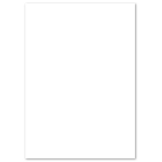 Kangaro - Tonpapier Weiß DIN A4-160g/m² FSC mix – 50 pack - Briefpapier Bastelpapier DIY